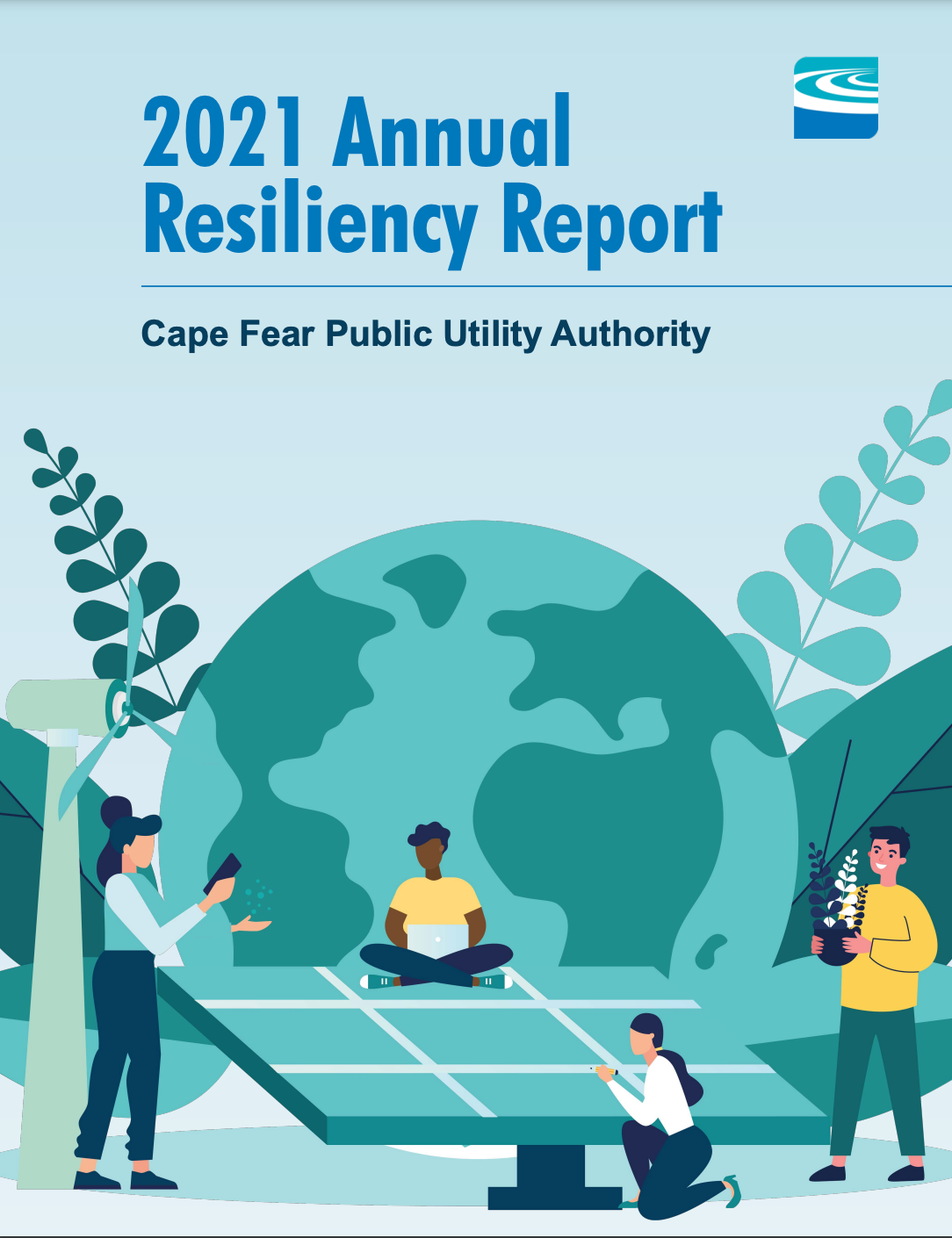 Cover of Cape Fear's annual resiliency report